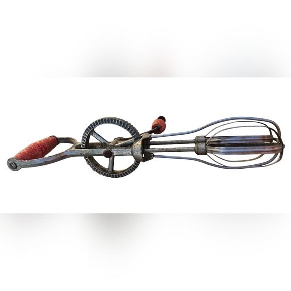 Vintage Superwhirl Stainless Hand Beater Turner Torrington, Conn. USA It Works! - Picture 5 of 9